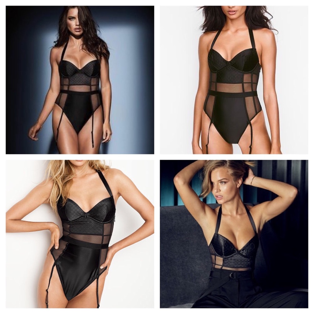 Victoria’s Secret Very Sexy Quilted Satin Teddy